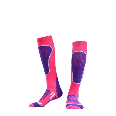 1 pāri ziemas kempings slēpošanas zeķes vīriešiem sievietēm garas siltas zeķes biezas kompresijas zeķes sporta snovbordam pārgājieniem termozeķes