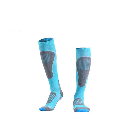 1 pāri ziemas kempings slēpošanas zeķes vīriešiem sievietēm garas siltas zeķes biezas kompresijas zeķes sporta snovbordam pārgājieniem termozeķes