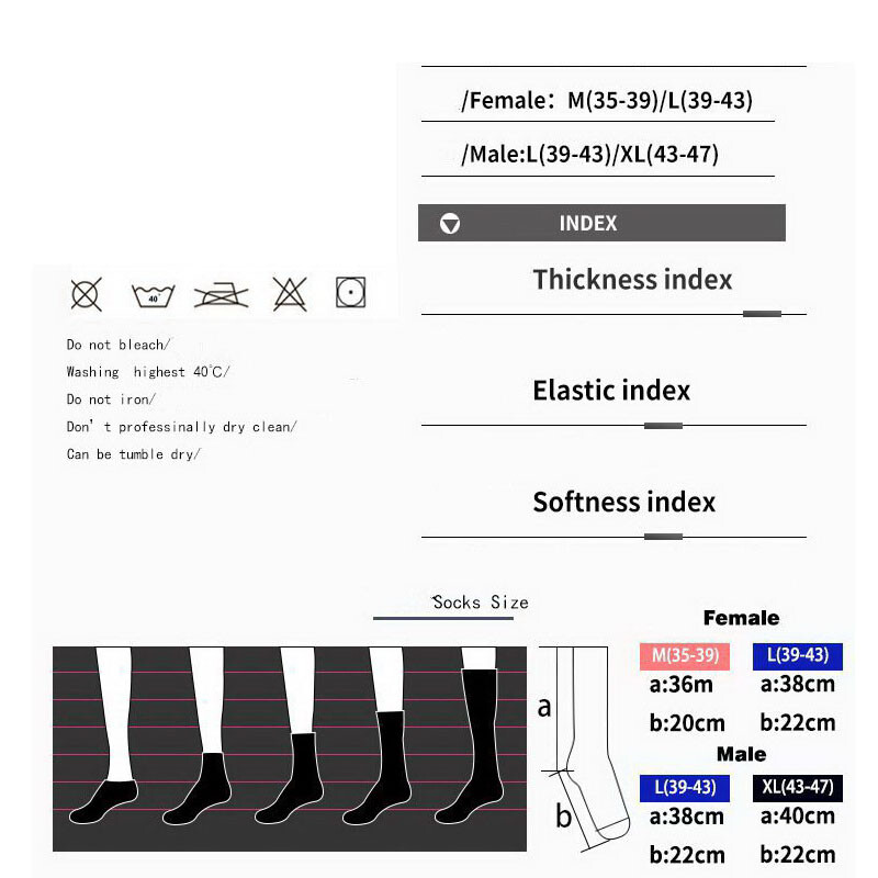 1 pāri ziemas kempings slēpošanas zeķes vīriešiem sievietēm garas siltas zeķes biezas kompresijas zeķes sporta snovbordam pārgājieniem termozeķes