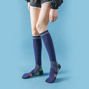 Naiste kompressioonsokid Õuespordiks Jooksmiseks Jalgrattasõiduks Õhukesed Kõrged Sokid Kiiresti kuivavad Hingavad Meeste sokid