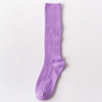 Ženske čarape 2023, nova moda, obične duge čarape u japanskom stilu za žene, visokokvalitetne prozračne pamučne čarape do koljena, ženske