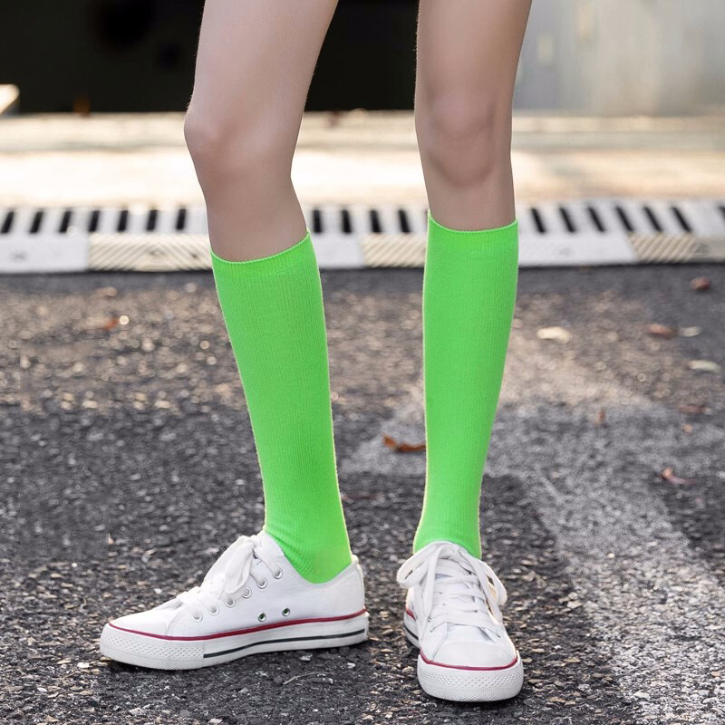 Ženske čarape 2023, nova moda, obične duge čarape u japanskom stilu za žene, visokokvalitetne prozračne pamučne čarape do koljena, ženske