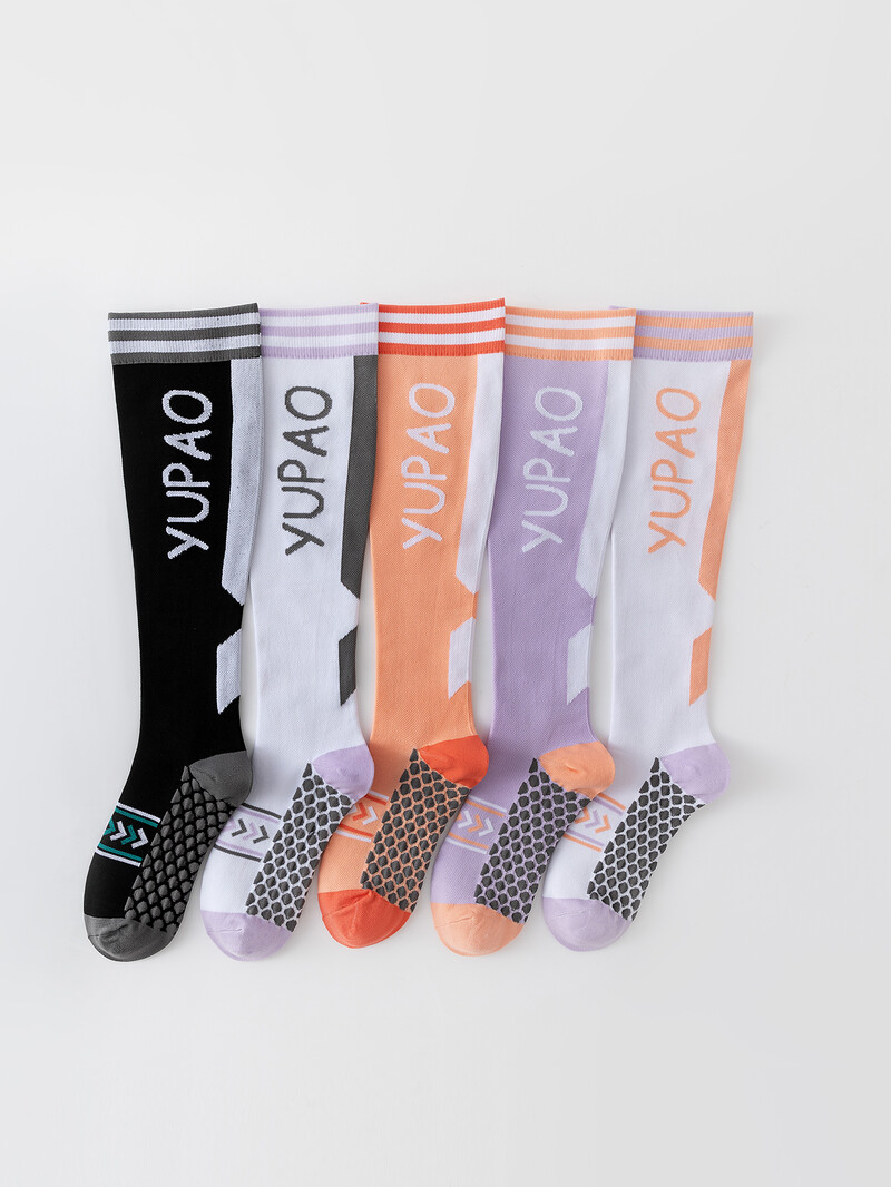 Kompresijske čarape Kompresijske čarape Profesionalne ženske čarape za trčanje, skakanje preko užeta za fitness ples, tlačne čarape za mršavljenje