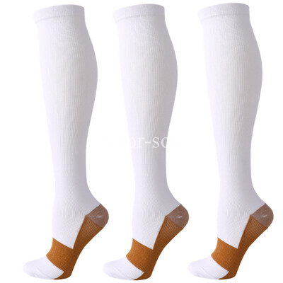 3 Paari Lot Pack Kompressioonsokid Sukad Jooksvad Mehed Naiste Kompressioon Jalgrattasokid Põlve Kõrgele Jooksu Sokid Kompressioon