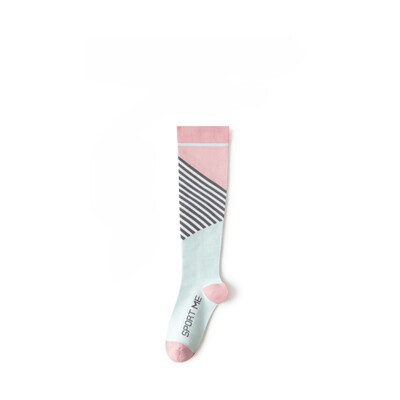 Sportske čarape za kompresiju mišića za žene Fitness Trčanje Preskakanje užeta Tlačne čarape za tele Tanke prozračne duge čarape