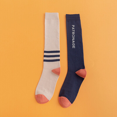 AB verzija duge cjevaste teleće čarape osobnost moda ulični stil Europske i američke visoke cjevaste čarape dokolenice