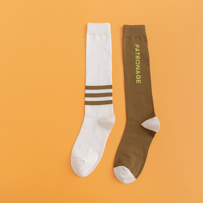 AB verzija duge cjevaste teleće čarape osobnost moda ulični stil Europske i američke visoke cjevaste čarape dokolenice