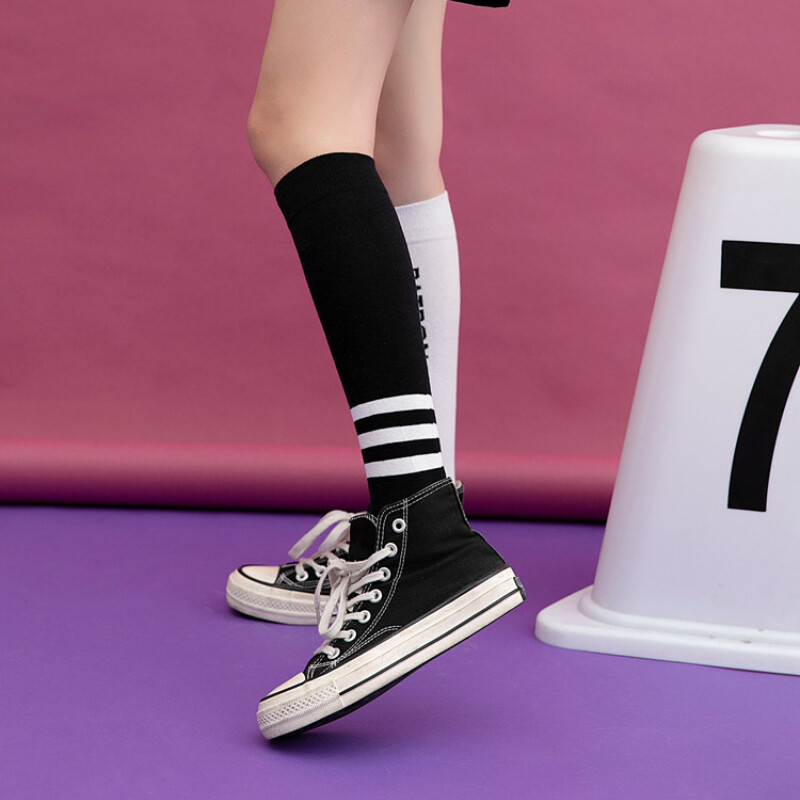 AB verzija duge cjevaste teleće čarape osobnost moda ulični stil Europske i američke visoke cjevaste čarape dokolenice