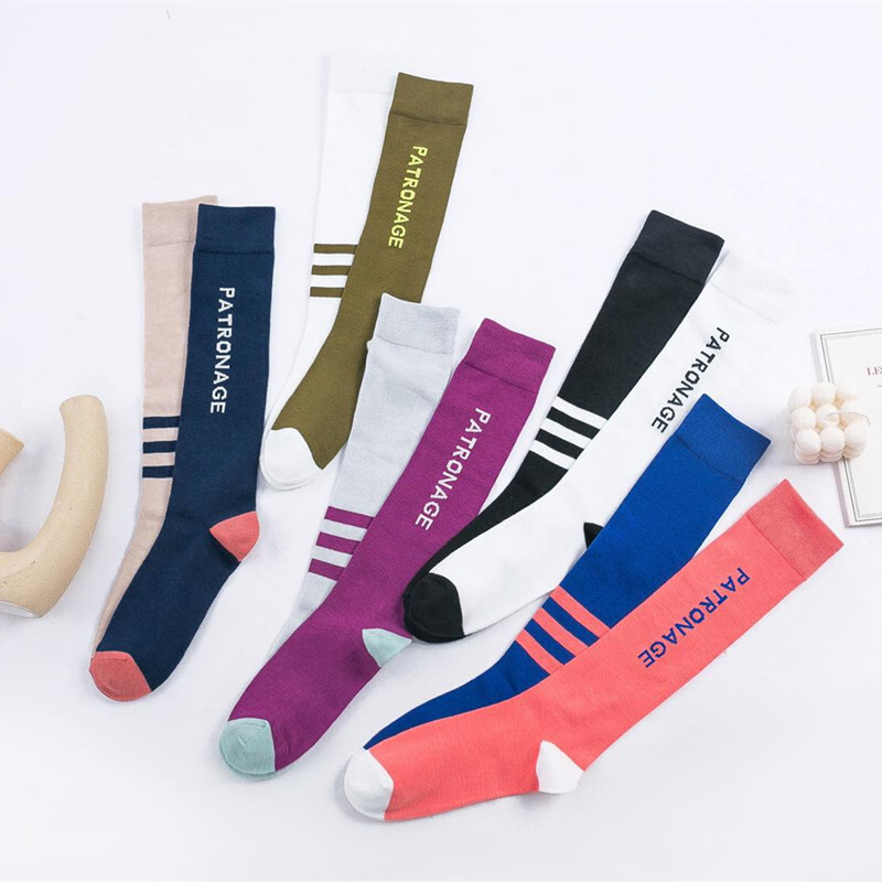 AB verzija duge cjevaste teleće čarape osobnost moda ulični stil Europske i američke visoke cjevaste čarape dokolenice