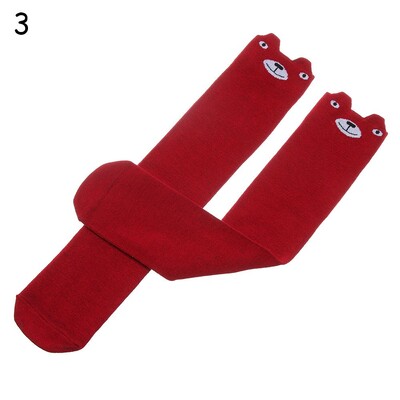 Tüdruku sokid 3-12 aastat vanad puuvillased uus suveversioon Long Tube Printsess Laste põlve sokid Laste tantsusokid