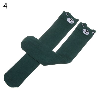 Tüdruku sokid 3-12 aastat vanad puuvillased uus suveversioon Long Tube Printsess Laste põlve sokid Laste tantsusokid