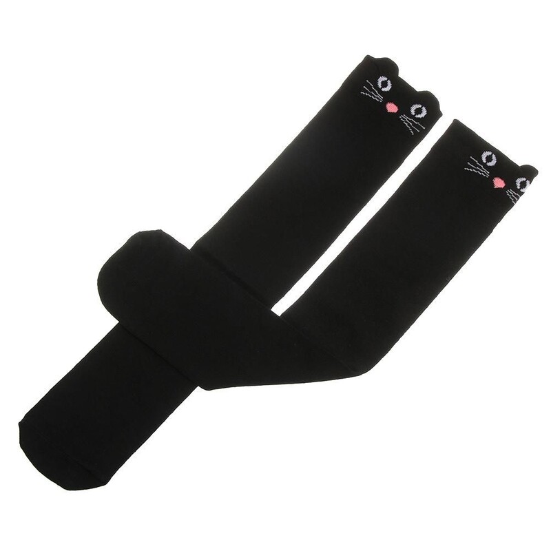 Tüdruku sokid 3-12 aastat vanad puuvillased uus suveversioon Long Tube Printsess Laste põlve sokid Laste tantsusokid