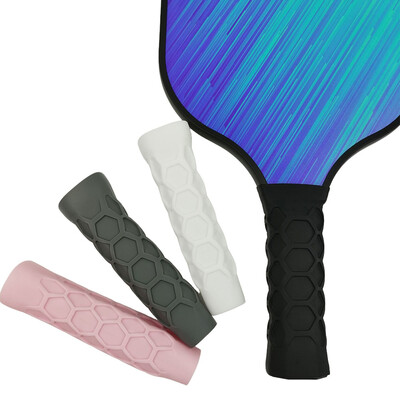 Силиконов капак на дръжката Pickleball Grip Paddle Grip Протектор на дръжката Pickleball Ръкав Силикагел Долна ръкохватка Неплъзгаща се горна ръкохватка на ракета