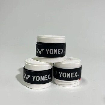 YONEX 3 Pack Κόλλα Χέρι Ρακέτα Μπάντμιντον Αντιολισθητική Ταινία Απορρόφησης Ιδρώτα για Ρακέτες Σφεντόνες Τένις Overgrip