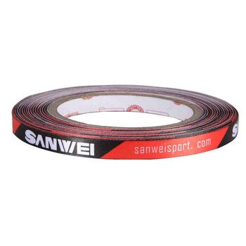 1cm*25M SANWEI Πινγκ πονγκ Ρακέτα Edge Tape Side Protector Γνήσιο αξεσουάρ προστατευτικής ταινίας TARGET National Ping Pong Bat