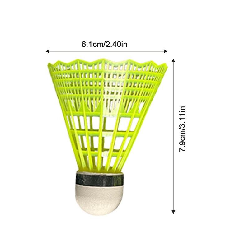 3/6kom najlonske loptice za badminton s velikom stabilnošću i izdržljivošću, lopte za trening za sportove na otvorenom