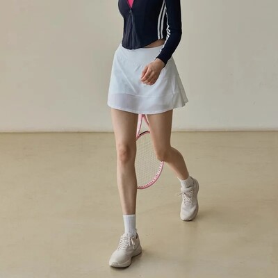 Anti-Exposure Divdaļīga Illusion Mini Kleita Sieviešu Augstas Estētikas Ikdienas Sporta Bikses Joga Apmācība Fitnesa Bikses Rudens/Ziema N