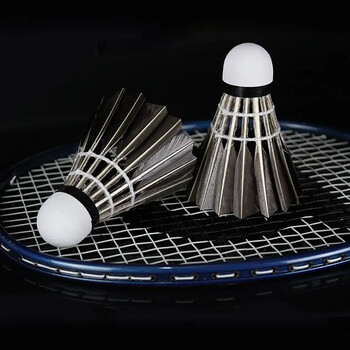 3/6/12Pcs Професионална вола за бадминтон Black Goose Feather Baadminton Shuttlecock Тренировъчна спортна топка за бадминтон