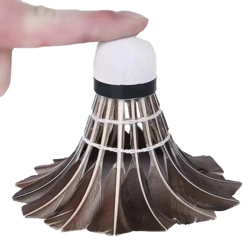 3/6/12Pcs Profesionalna badmintonska loptica za badminton od crnog guščjeg perja Bamintonska loptica za treniranje sportskog badmintona