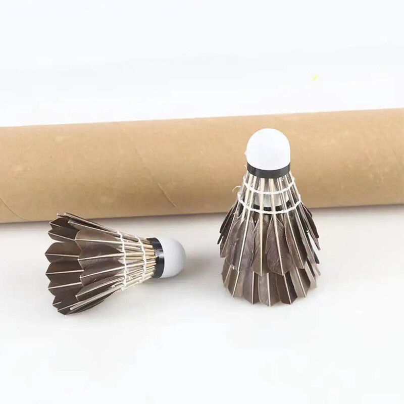 3/6/12Pcs Profesionalna badmintonska loptica za badminton od crnog guščjeg perja Bamintonska loptica za treniranje sportskog badmintona