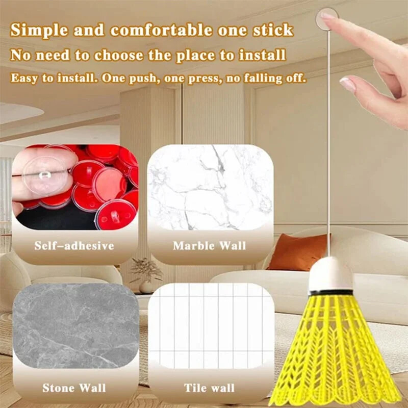 Automaatne tagasilöögi sulgpallitreener sulgpalli ühe mängijaga tagasilöögi treener, iseõppiv sulgpallitreeneri komplekt, automaatne