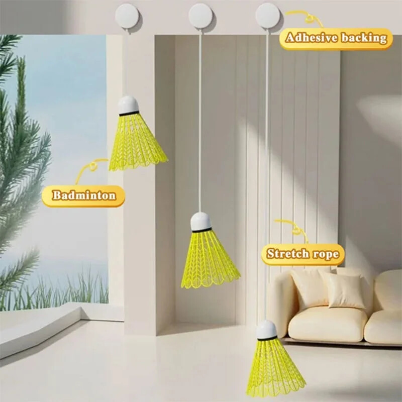 Automaatne tagasilöögi sulgpallitreener sulgpalli ühe mängijaga tagasilöögi treener, iseõppiv sulgpallitreeneri komplekt, automaatne