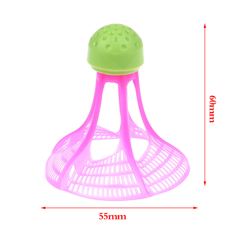 3 tk/pakk tuulekindlad sulgpalli plastikust välipallid nailonist süstikpalli stabiilse takistusega sporditreeningpallid