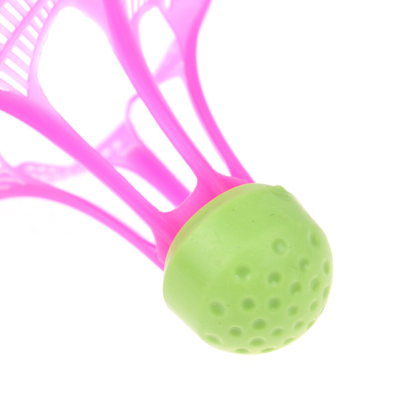 3 tk/pakk tuulekindlad sulgpalli plastikust välipallid nailonist süstikpalli stabiilse takistusega sporditreeningpallid