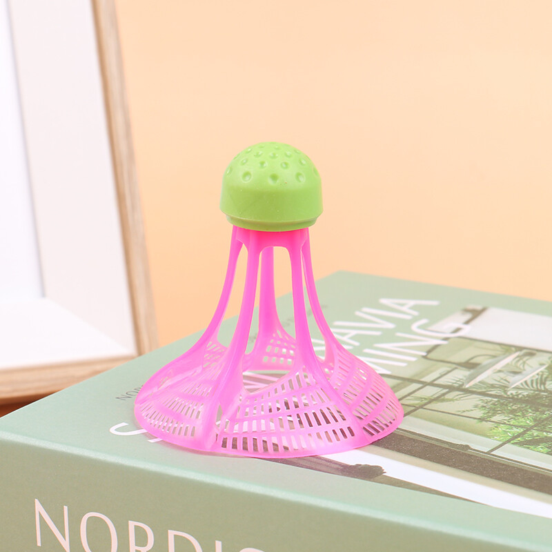 3 tk/pakk tuulekindlad sulgpalli plastikust välipallid nailonist süstikpalli stabiilse takistusega sporditreeningpallid