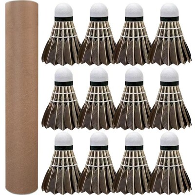 Professionaalne sulgpalli sulgpall musta hane sulgedega sulgpalli sulgpalli treeningud