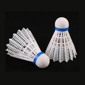 6 τμχ/σετ Nylon Shuttlecock Επιτραπέζια κεφαλή από ίνες μπάλας πλήρους στρογγυλού μαλλί πλαστικό μπάντμιντον για εξωτερική προπόνηση Χρήση ανθεκτικό