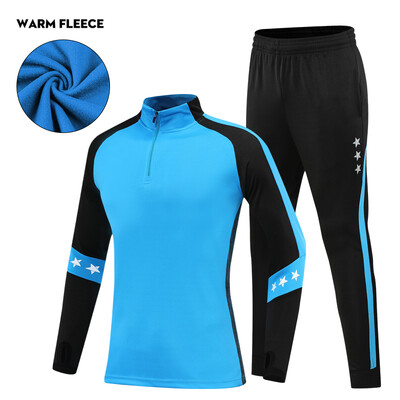 Nogometna trenerka za dječake Dječja nogometna trenerka Topla Flecce trenerka za trening Nogometna sportska odjeća Trenerka Nogometna uniforma za djecu