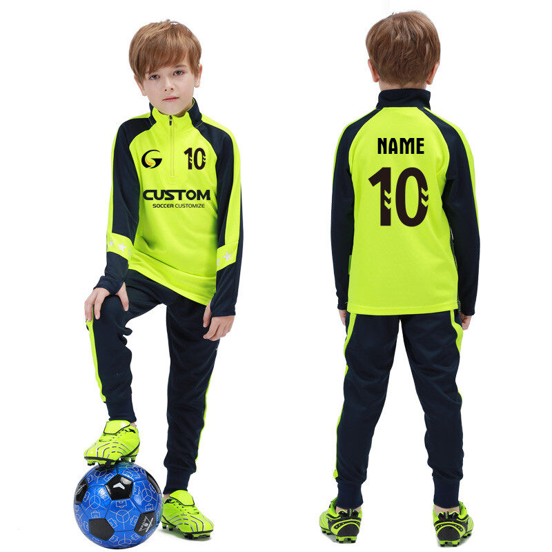 Nogometna trenerka za dječake Dječja nogometna trenerka Topla Flecce trenerka za trening Nogometna sportska odjeća Trenerka Nogometna uniforma za djecu