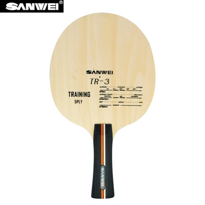 Γνήσιο SANWEI TR-3 Πινγκ πονγκ, προπόνηση ρακέτας με λεπίδες 5 πτυχών ξύλου Allround TR 3 TR3 κουπί για πινγκ πονγκ