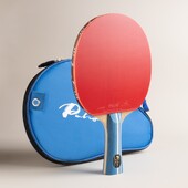Originalni reket za stolni tenis PALIO 2 Stars s CJ8000 gumenom omčom, napadačka palica za ping pong s torbom