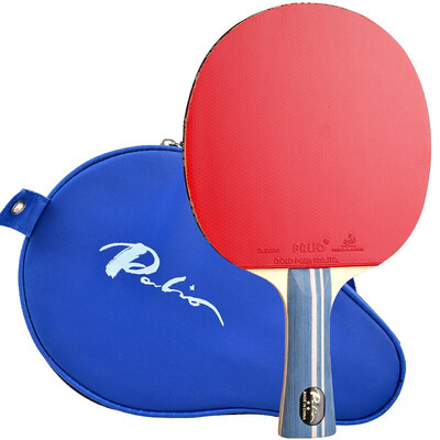 Originalni reket za stolni tenis PALIO 2 Stars s CJ8000 gumenom omčom, napadačka palica za ping pong s torbom