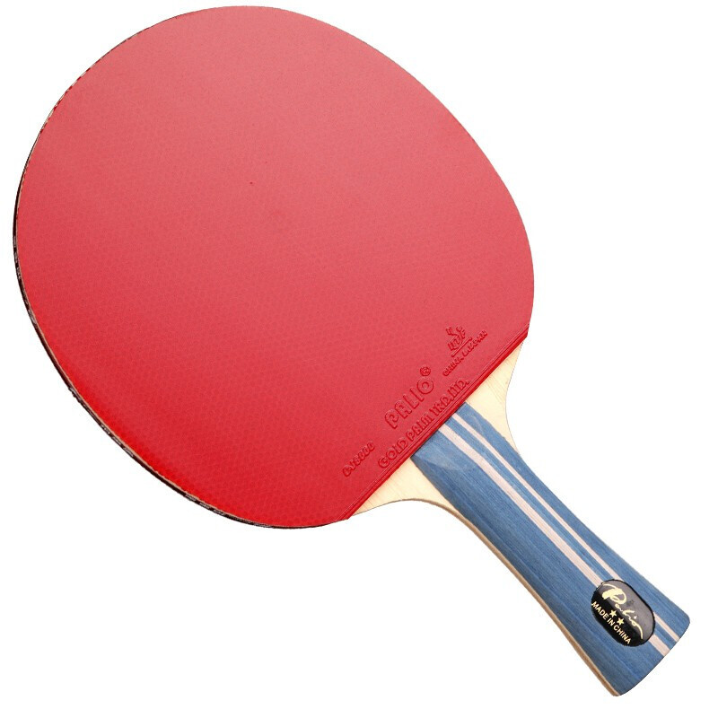Originalni reket za stolni tenis PALIO 2 Stars s CJ8000 gumenom omčom, napadačka palica za ping pong s torbom