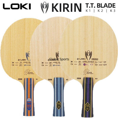 Оригинален LOKI Kirin K1 K2 K3 Острие за тенис на маса Offensive Entry Ping Pong Blade 5+2 Layers Base Board FL Grip