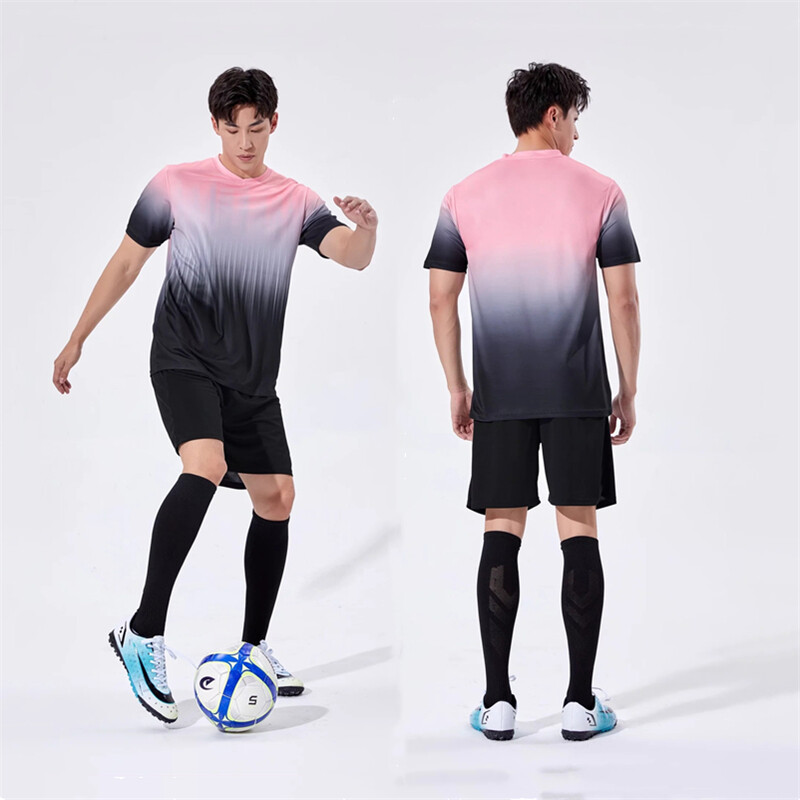 Futbolo marškinėlių rinkiniai Vyriški vaikiški futbolo megztiniai rinkinys Tuščias vaikiškas treniruočių kostiumas berniukų klubo komandos sportiniai kostiumai Spausdinti Vardo numeris Logotipas