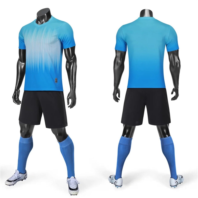 Futbolo marškinėlių rinkiniai Vyriški vaikiški futbolo megztiniai rinkinys Tuščias vaikiškas treniruočių kostiumas berniukų klubo komandos sportiniai kostiumai Spausdinti Vardo numeris Logotipas