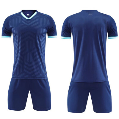 Nogometni dresovi od 100% poliestera brzo sušeće mrežaste tkanine Prozračni elastični dječji nogometni setovi Profesionalne prilagođene dječje uniforme