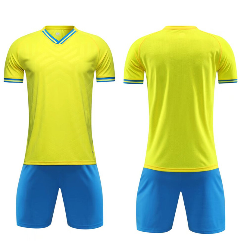 Nogometni dresovi od 100% poliestera brzo sušeće mrežaste tkanine Prozračni elastični dječji nogometni setovi Profesionalne prilagođene dječje uniforme