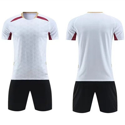 Värskenda Kids Youth Futball Jerseys Kit Täiskasvanute jalgpalli treeningkostüüm 100% polüester kiiresti kuivav võrkkangas Parandage oma jõudlust