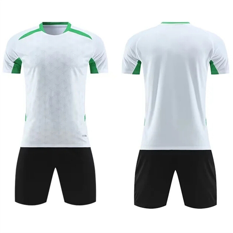 Värskenda Kids Youth Futball Jerseys Kit Täiskasvanute jalgpalli treeningkostüüm 100% polüester kiiresti kuivav võrkkangas Parandage oma jõudlust