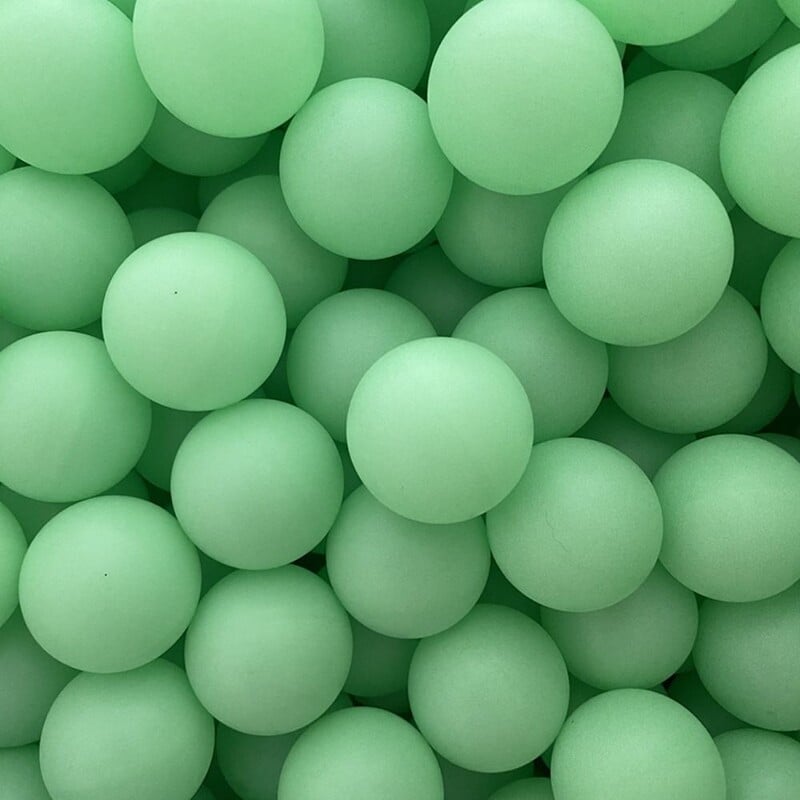 10 vnt Naujos medžiagos Šviečiantys stalo teniso kamuoliukai, patvarūs vidaus lauko varžyboms stalo teniso kamuoliukai, didelio elastingumo ABS