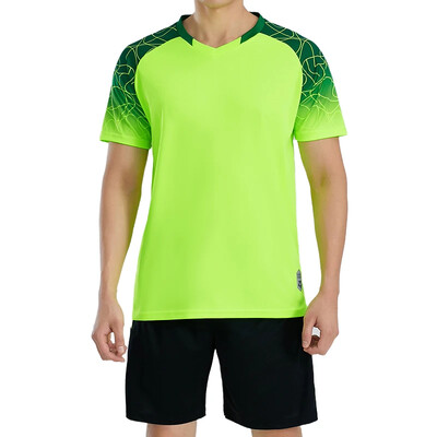 Nogometni komplet dresova za muškarce Nogometna trenirka Dres komplet brzo sušenje Prozračna muška dječja nogometna uniforma za timski trening