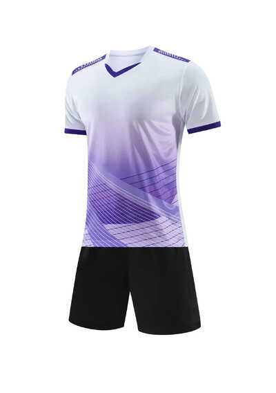 Nogometne uniforme kratkih rukava za djecu udobne i elegantne za igru svestrana i lagana dječja nogometna oprema