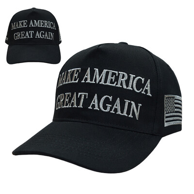 Tamni MAGA šešir, crni MAGA šešir Trump Hats Never Surrender All Black 45/47th USA Vez, podesiva Muskova bejzbolska kapa