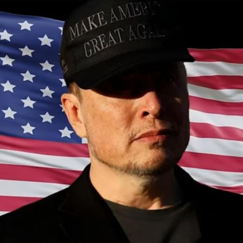 Tamni MAGA šešir, crni MAGA šešir Trump Hats Never Surrender All Black 45/47th USA Vez, podesiva Muskova bejzbolska kapa