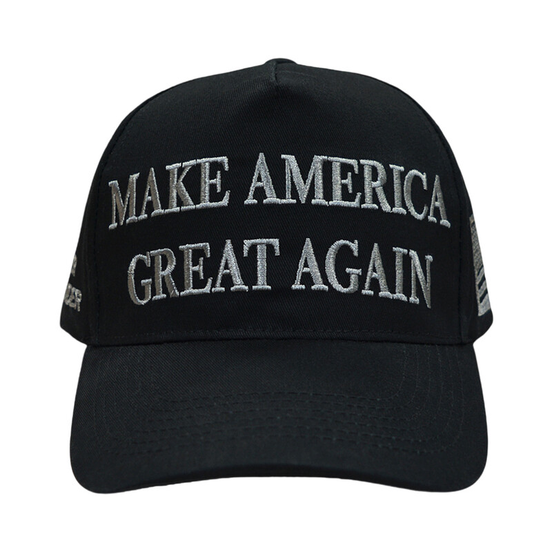 Tamni MAGA šešir, crni MAGA šešir Trump Hats Never Surrender All Black 45/47th USA Vez, podesiva Muskova bejzbolska kapa